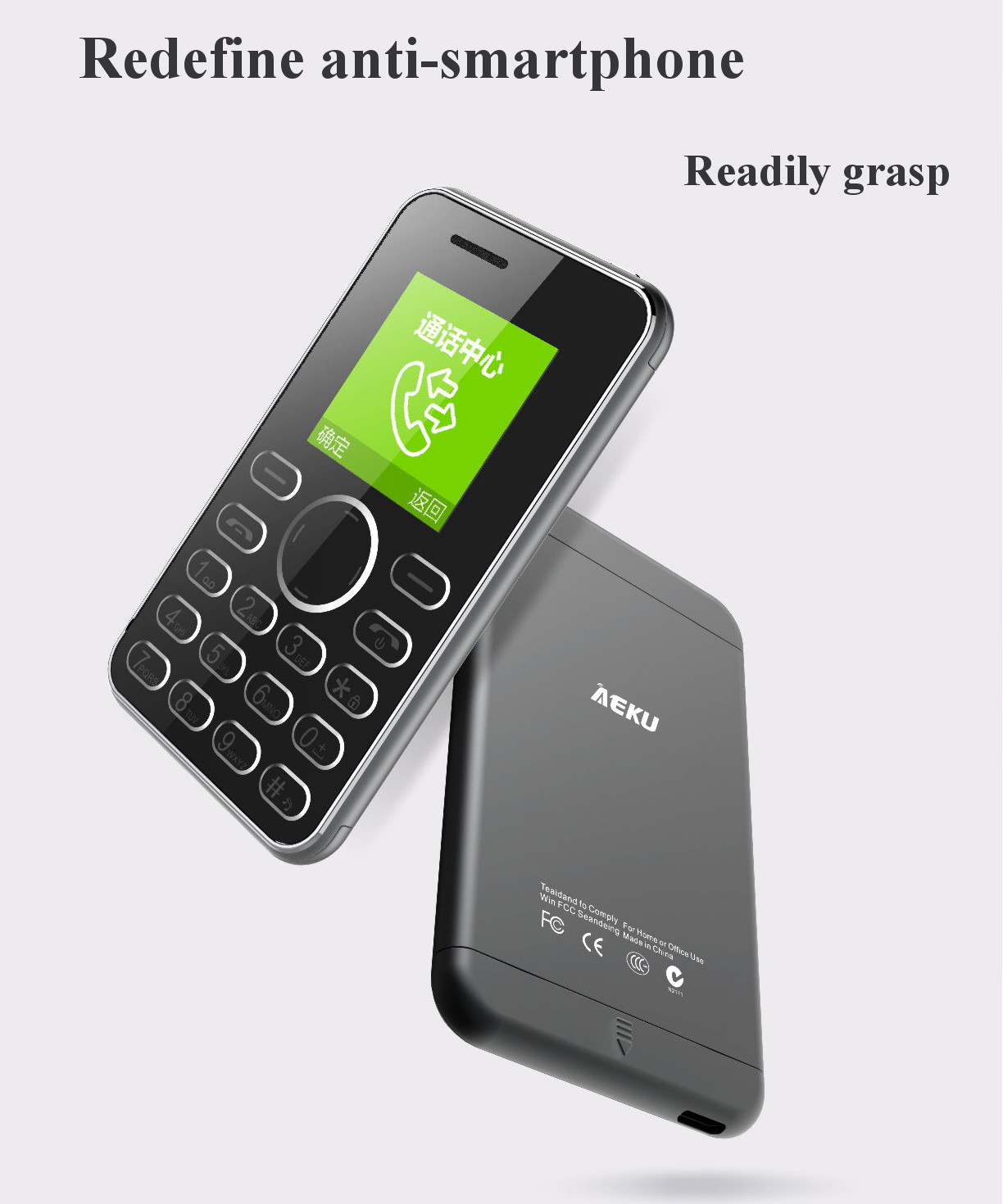 AEKU-I9-154-Inch-TFT-420mAh-Bluetooth-Vibration-Long-Standby-Ultra-Thin-Mini-Card-Feature-Phone-1183442