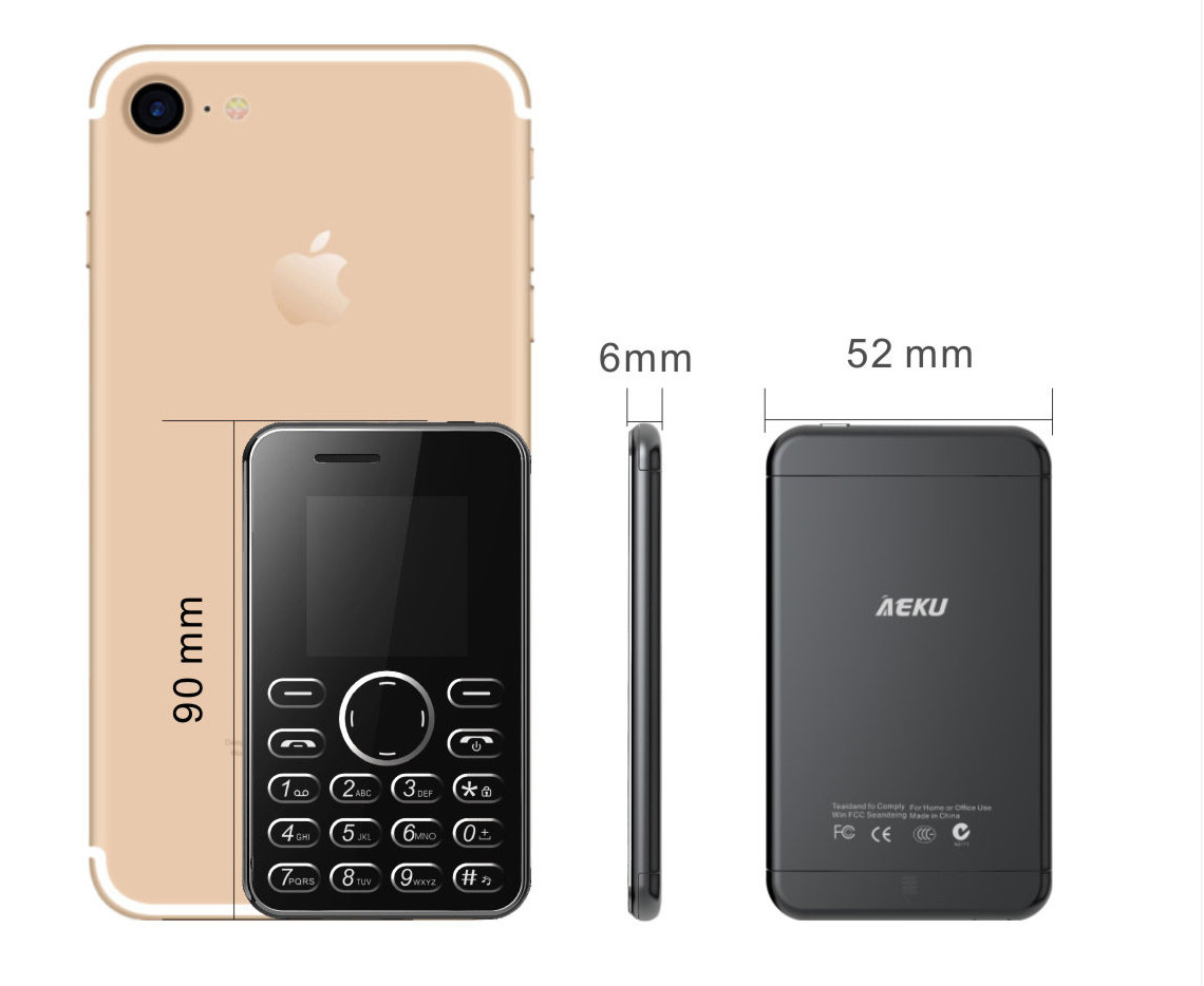 AEKU-I9-154-Inch-TFT-420mAh-Bluetooth-Vibration-Long-Standby-Ultra-Thin-Mini-Card-Feature-Phone-1183442