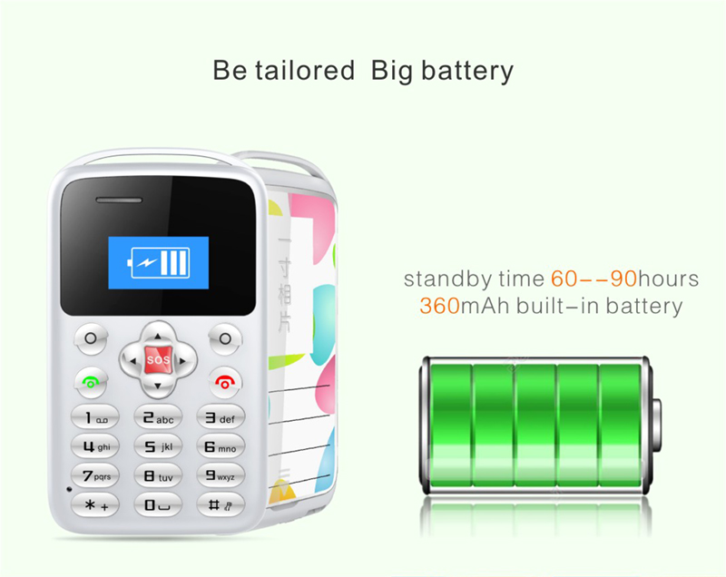 AEKU-M9-096-inch-360mAh-Vibration-Bluetooth-One-Key-SOS-Low-Radiation-Ultra-Thin-Mini-Card-Phone-1342526