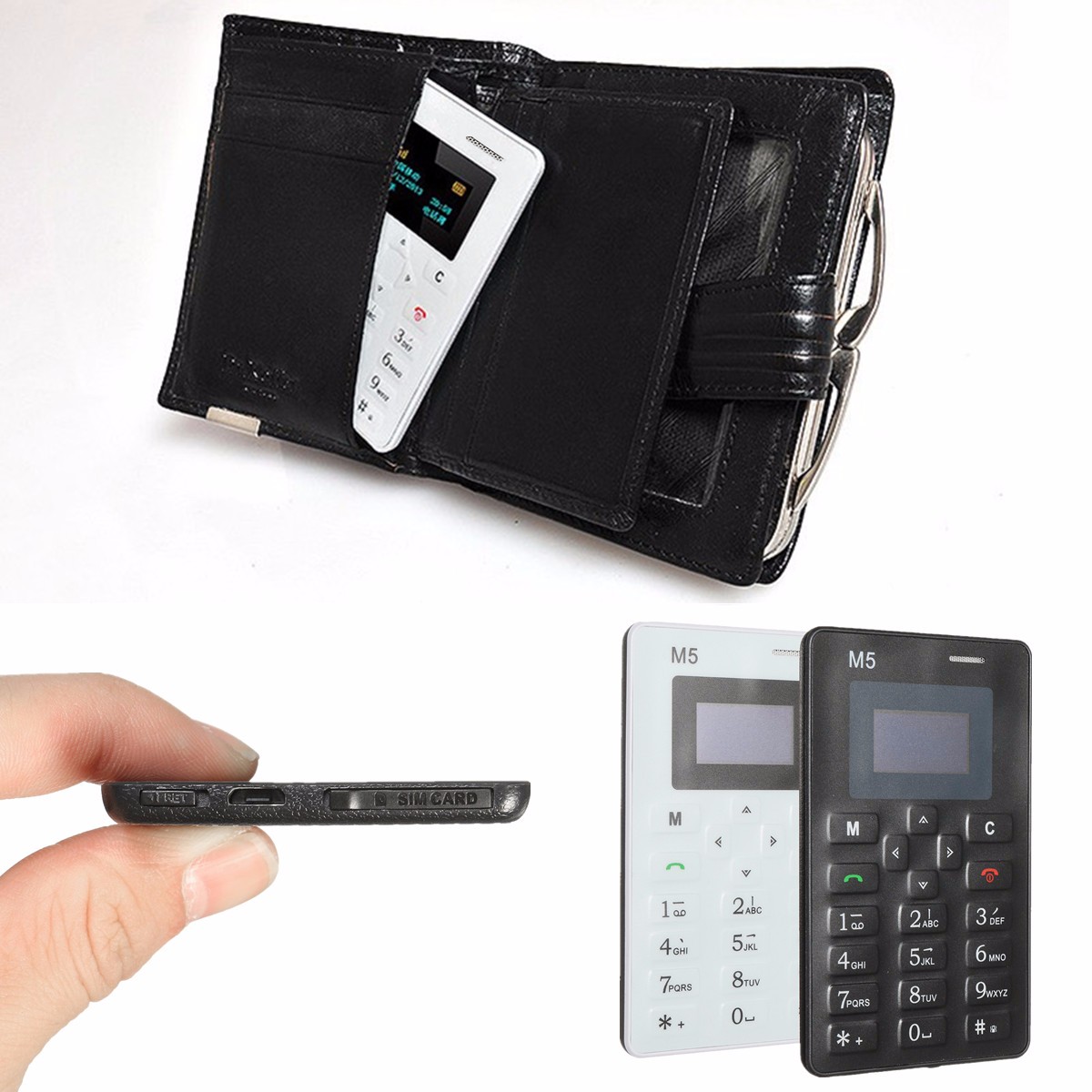 AIEK-M5-48mm-10-Inch-Ultra-Thin-Card-Mini-Pocket-Mobile-Phone-1136437