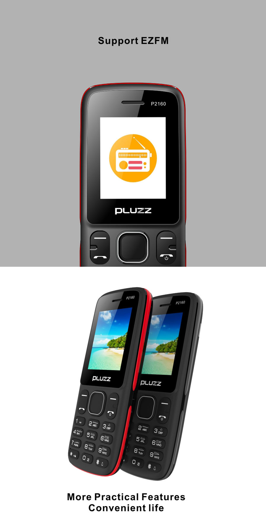 PLUZZ-P2160-177-800mAh-FM-Radio-MP3-With-LED-Flashlight-Dual-SIM-Card-Feature-Phone-1310991