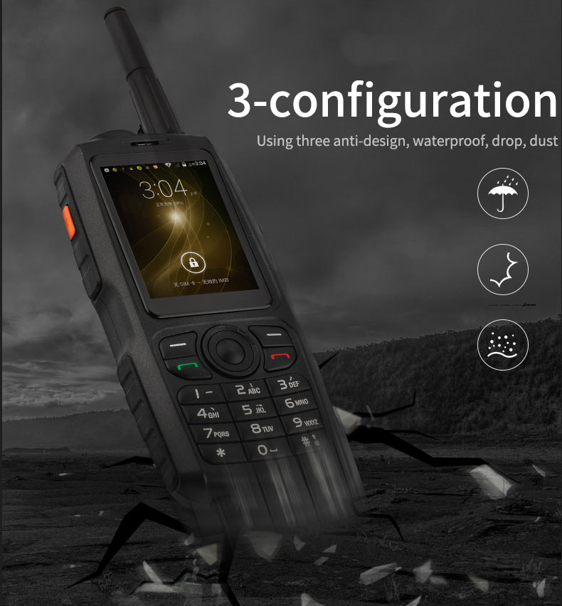 A17-3G-Network-WIFI-2800mAh-IP68-Waterproof-Intercom-Zello-PTT-Android-GPS-Bluetooth-Feature-Phone-1344507
