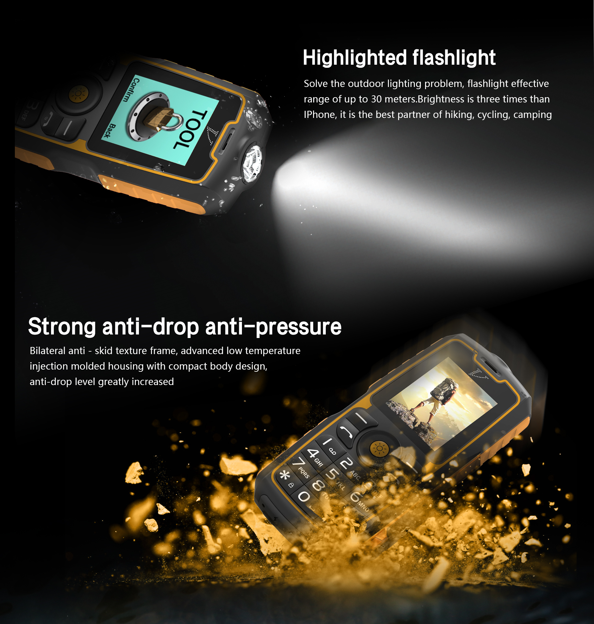 NO1-A11-177-Inch-1300mAh-IP67-OTG-Flashlight-FM-Dual-Sim-Rugged-Waterproof-Outdoor-Mobile-Phone-1221122