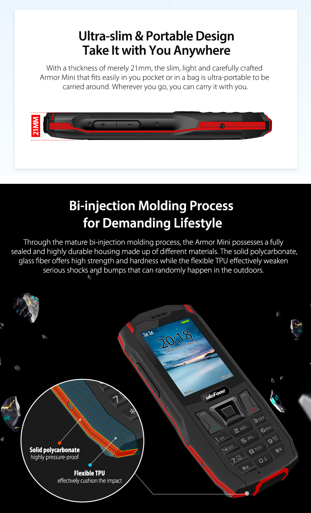 Ulefone-Armor-Mini-24-IP68-2500mAh-Power-Bank-Bluetooth-Dual-SIM-Card-Waterproof-Feature-Phone-1283810