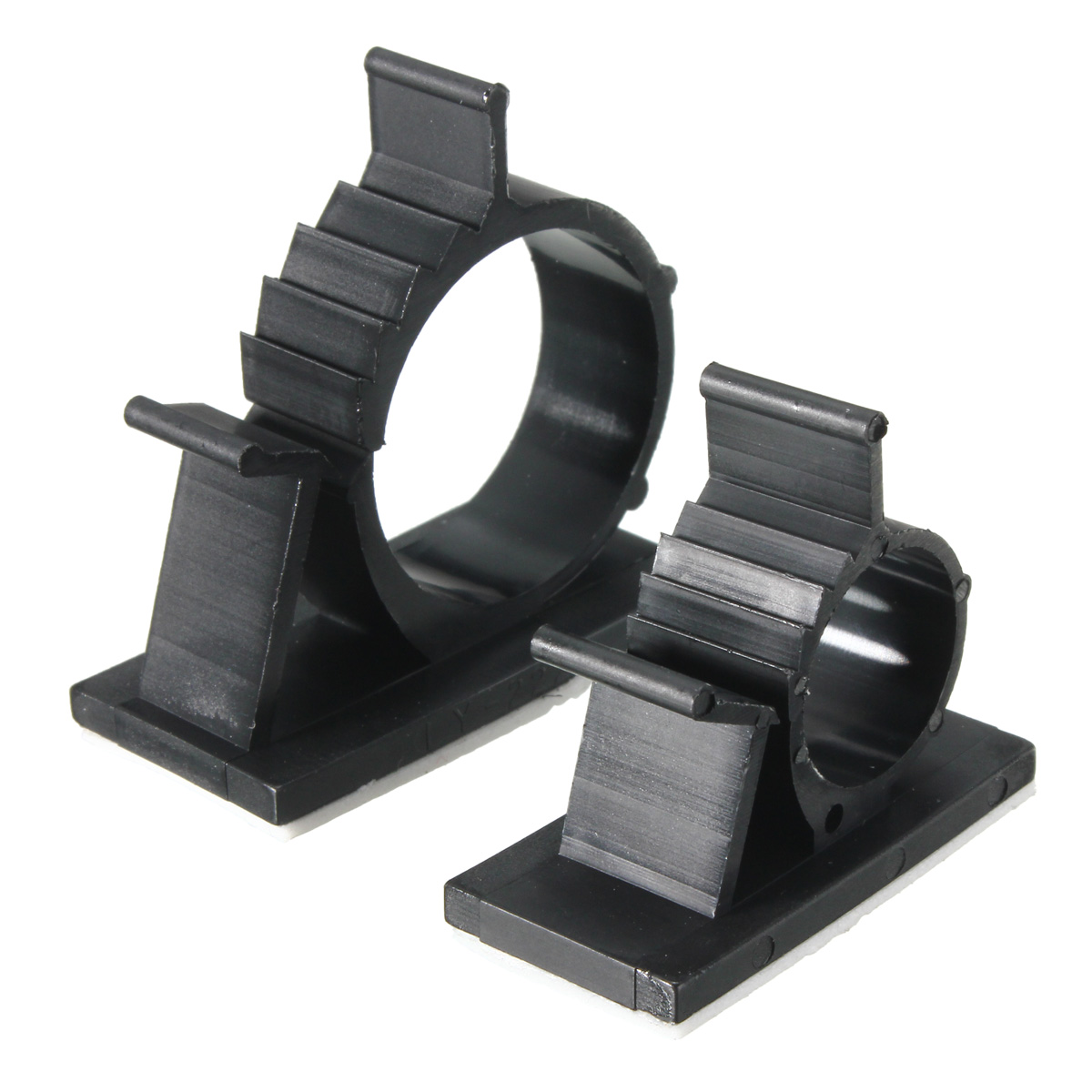 10PCS-Black-Adhesive-Cord-Wire-Cable-Clips-Ties-Organizers-Wall-Mounted-Clamps-1038809