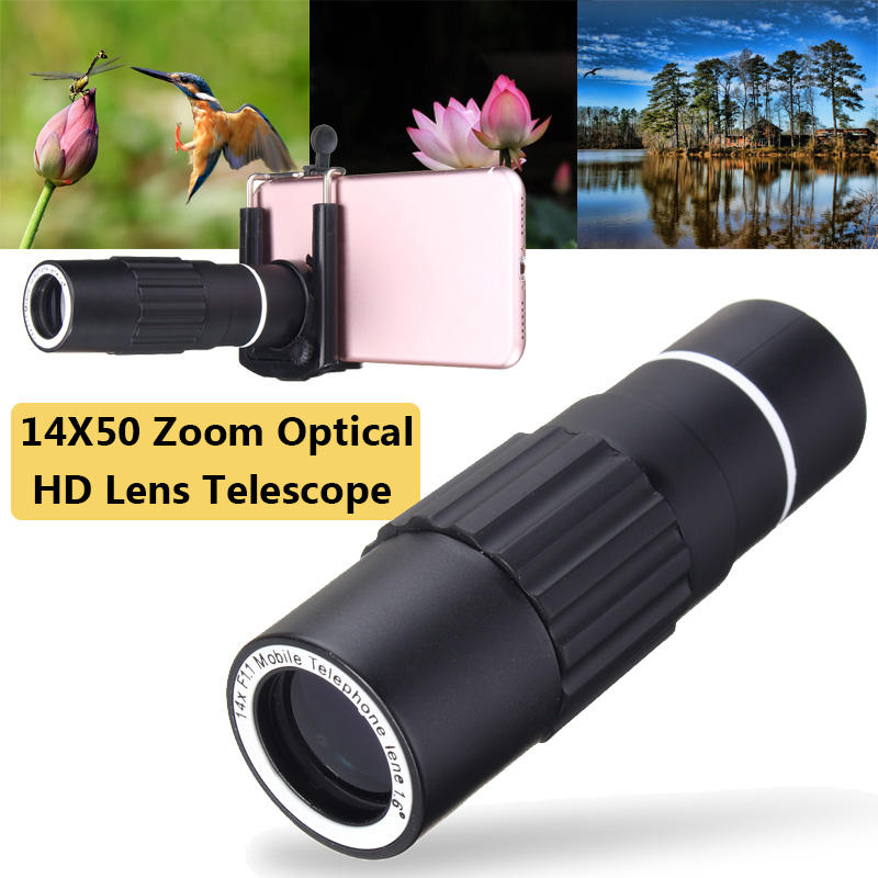 14X50-Zoom-Optical-HD-Lens-Telescope-TripodClip-For-Mobile-Phone-1301104