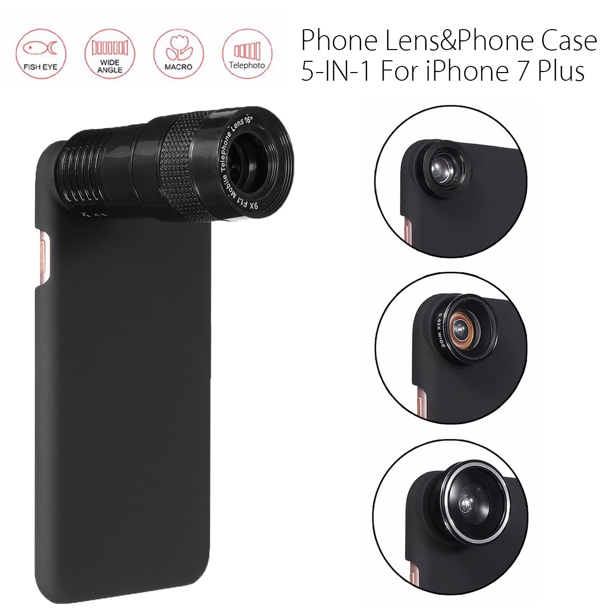 5-In-1-9X-Telephoto-063X-Wide-Angle-Macro-Fisheye-Lens--Case-For-Apple-iPhone-7-Plus-1114411