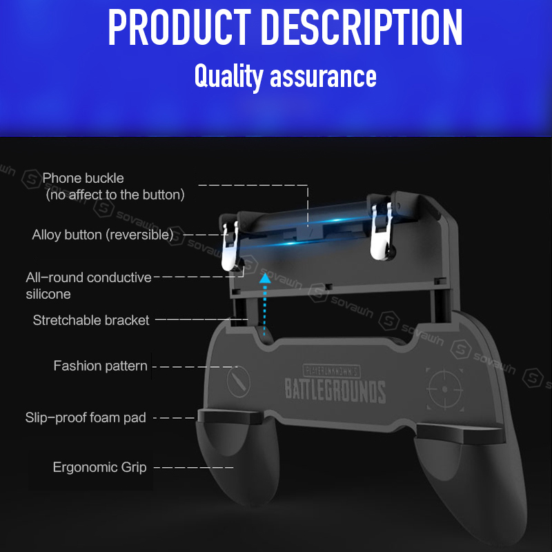 Bakeey-Foldable-Gamepad-Joystick-Game-Controller-Trigger-Mobile-Phone-Holder-For-PUBG-Phone-Game-1388376