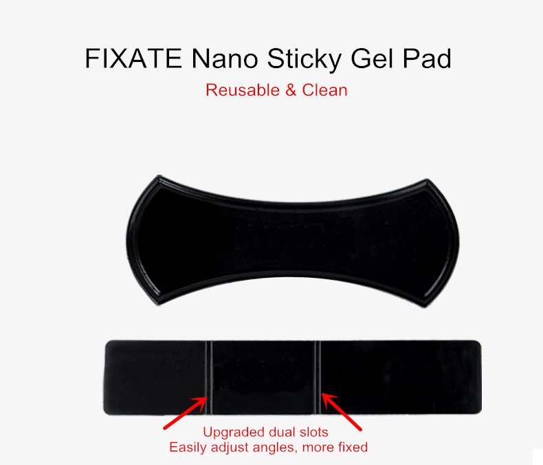 2-Pcs-Upgraded-Dual-Slots-Fixed-Adjustable-Powerful-Sticky-Anti-slip-Gel-Pad-Wall-Stand-Phone-Holder-1292289