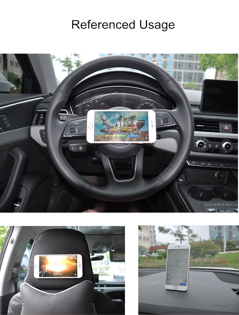 2-Pcs-Upgraded-Dual-Slots-Fixed-Adjustable-Powerful-Sticky-Anti-slip-Gel-Pad-Wall-Stand-Phone-Holder-1292289