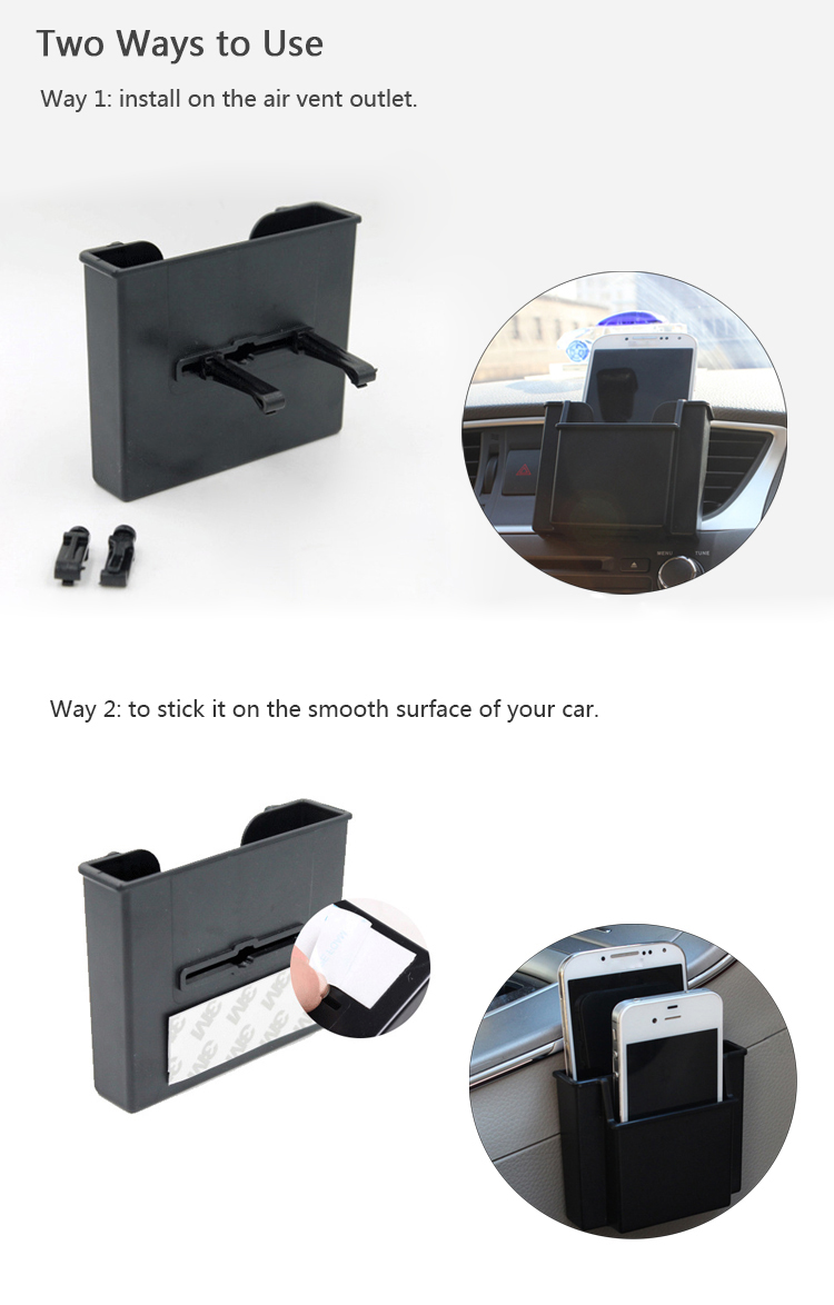 3-in-1-Car-Storage-Box-Charging-Air-Vent-Phone-Holder-Stand-for-Xiaomi-iPhone-Samsung-1190678