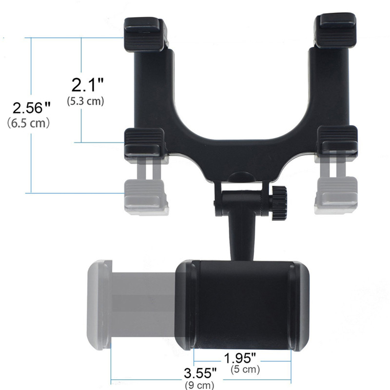 Bakeeytrade-Upgraded-360-Degree-Rotation-Fixed-Rearview-Mirror-Car-Mount-Holder-for-Mobile-Phone-1329121