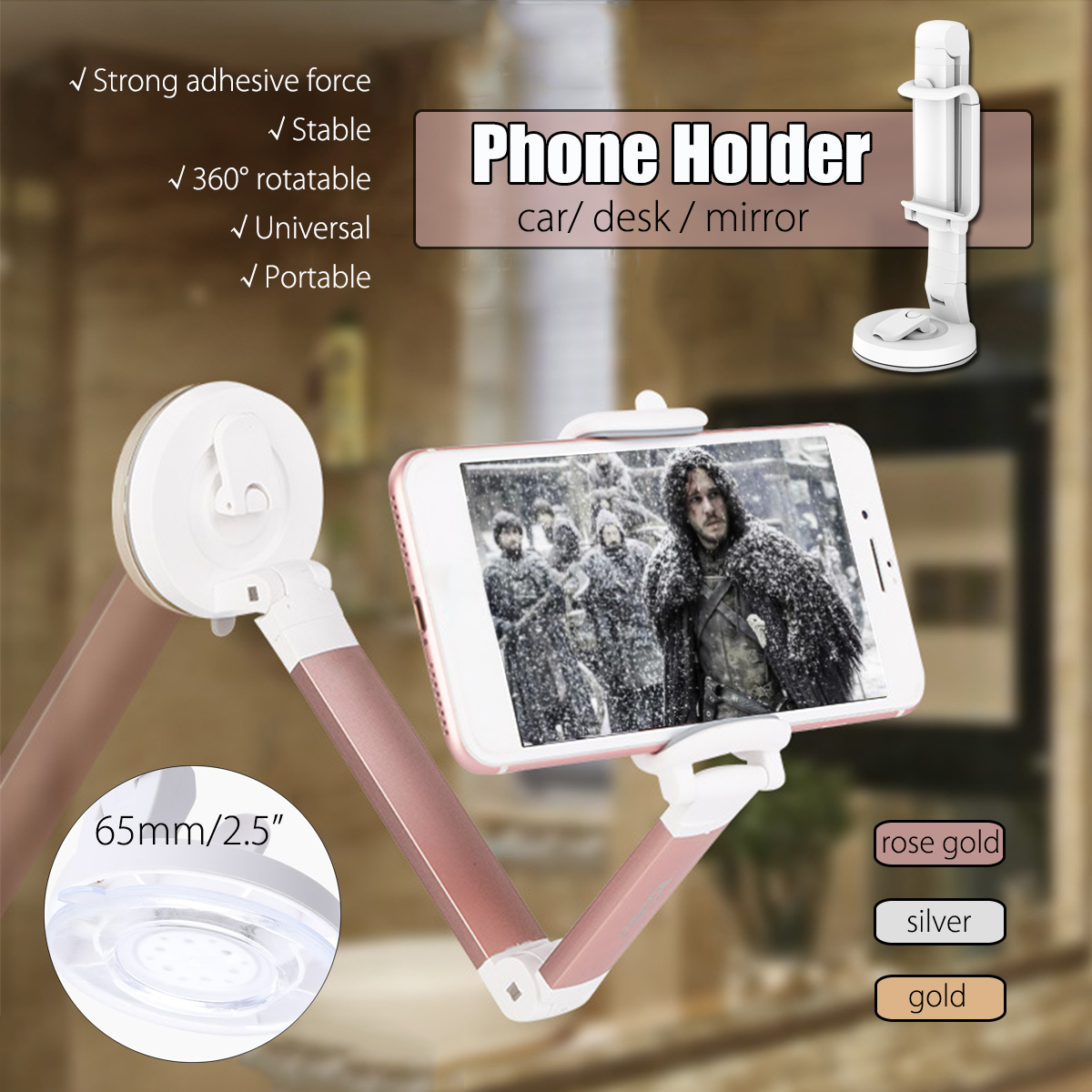 360-Degree-Rotation-Foldable-Lazy-Holder-Car-Suction-Cup-Mount-Phone-Stand-for-iPhone-X-8-Samsung-S8-1238814