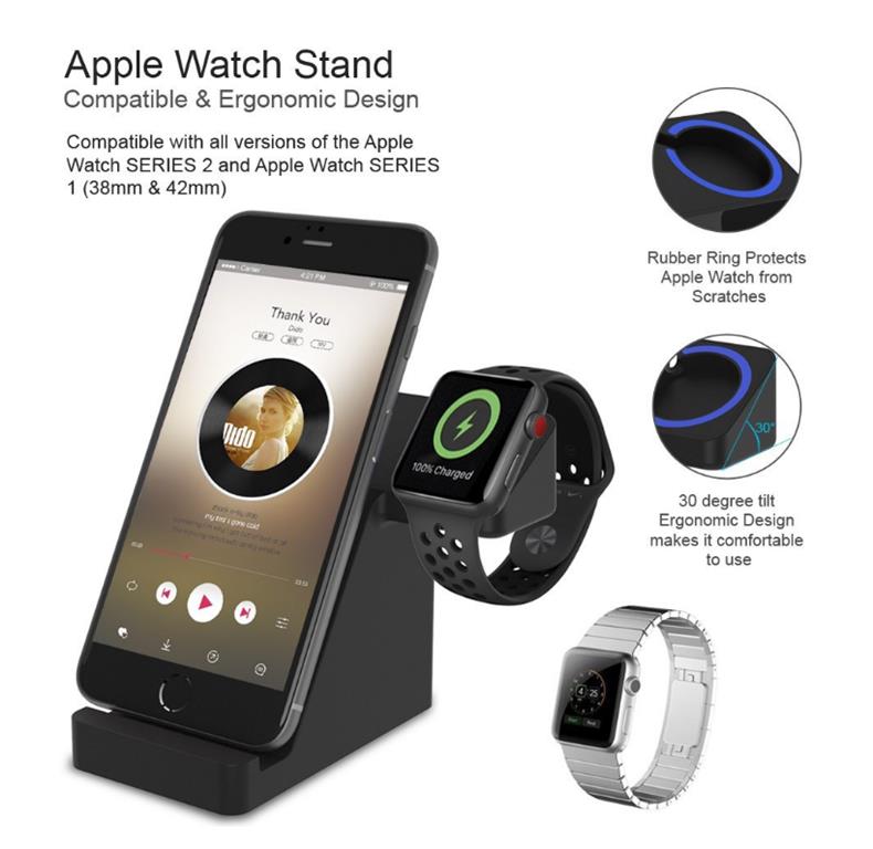 Bakeey-3-USB-Ports-Qi-Wireless-Charging-Desktop-Phone-Holder-Stand-for-Cell-Phone-Tablet-Apple-Watch-1283774