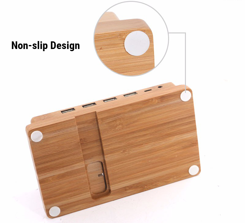 Multifunctional-Bamboo-USB-Charging-Dock-Phone-Tablet-Holder-Mount-for-Apple-Watch-1255199