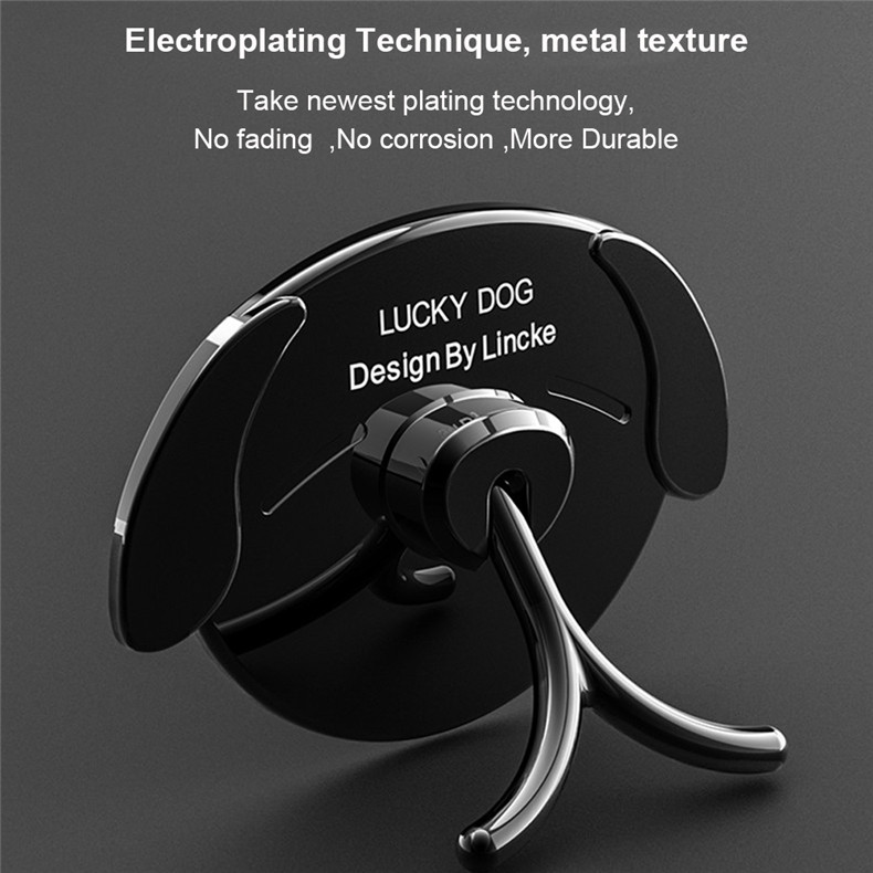 Bakeey-Lucky-Dog-360-Degree-Rotation-Finger-Ring-Holder-Desktop-Stand-for-Samsung-Xiaomi-Cell-Phone-1283293