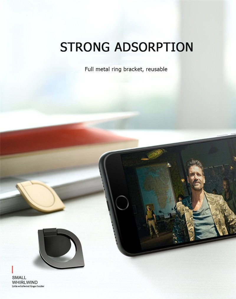 Bakeey-Metal-Strong-Adsorption-Desktop-Phone-Holder-Finger-Ring-Stand-for-iPhone-8-X-Xiaomi-1239060