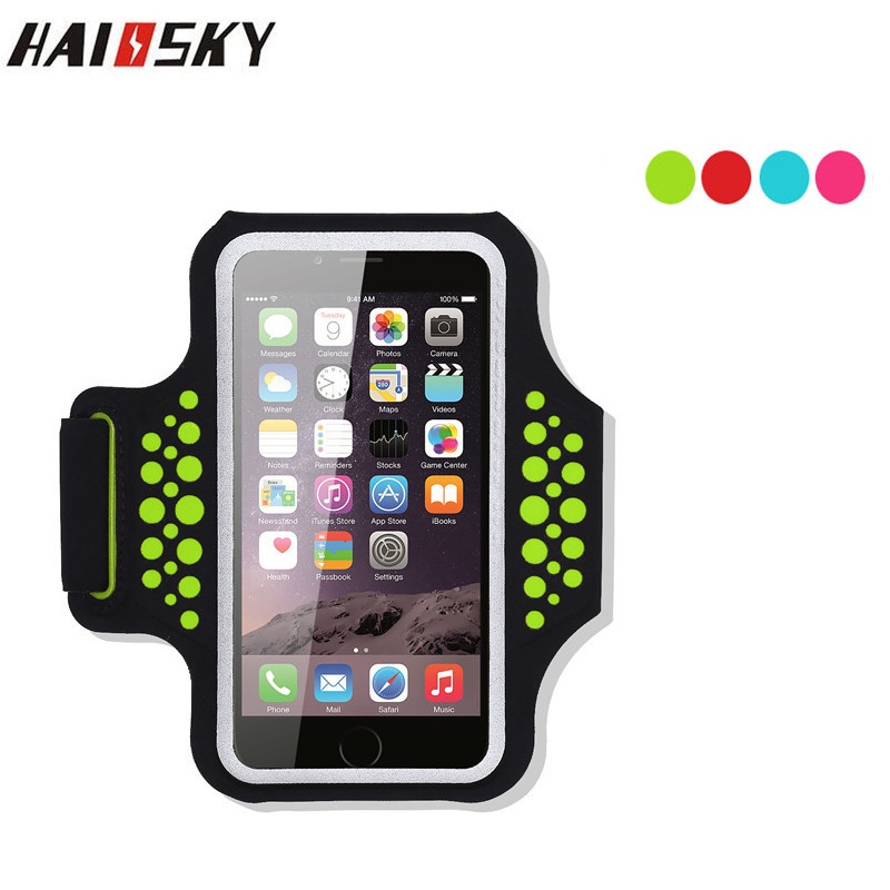 Haissky-Waterproof-Arm-Bag-Running-Arm-Belt-Sports-Phone-Case-Armband-for-under-55-inches-Phone-1149435