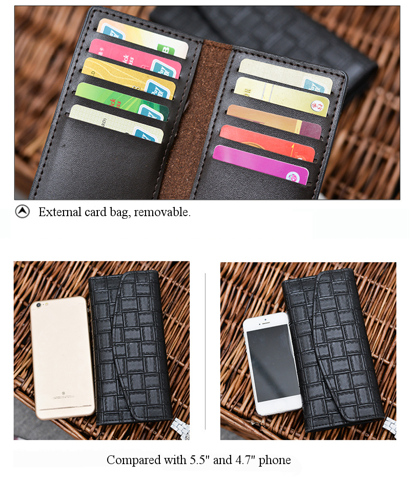 16-Card-Slot-Three-folded-External-Card-Bag-PU-Leather-Phone-Wallet-For-Phone-Under-55-inch-1151623