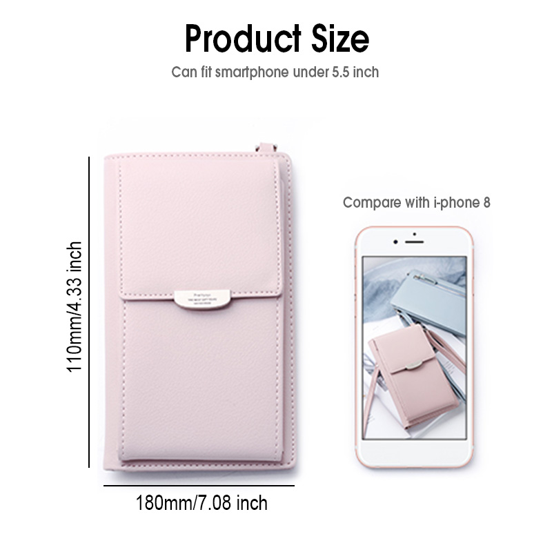 Bakeey-Women-Large-Capacity-PU-Leather-Crossbody-Shoulder-Bag-Wallet-for-iPhone-Xiaomi-Cell-Phone-Un-1321073