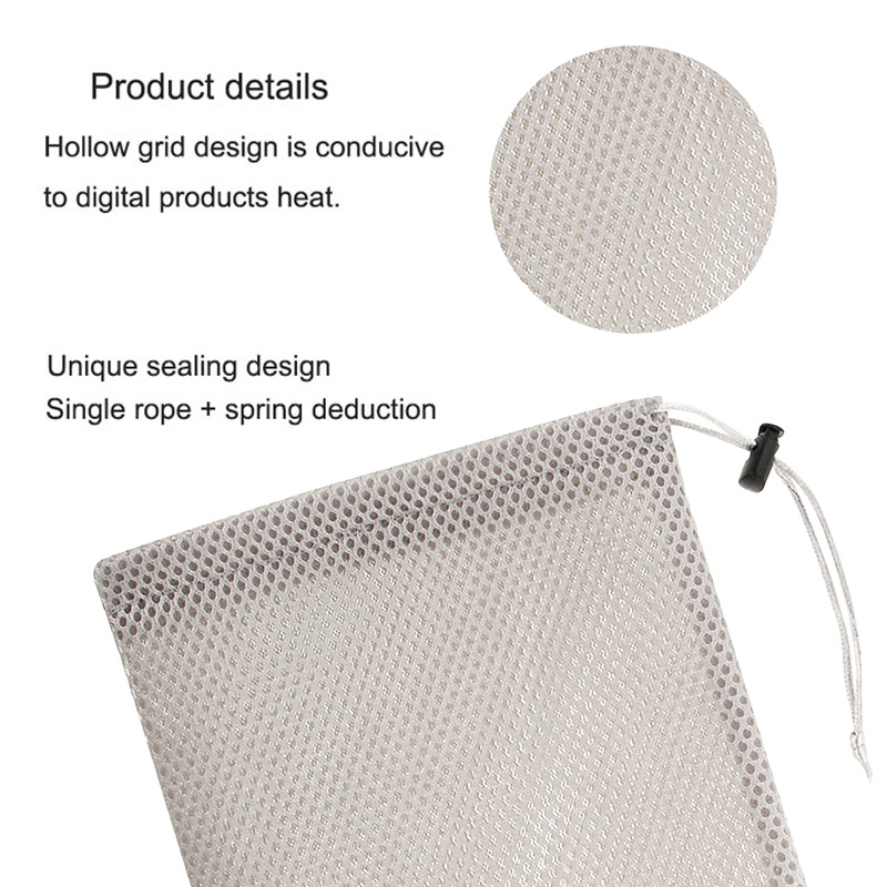 HAWEEL-Nylon-Mesh-Drawstring-Pouch-Bag-Phone-Case-Cover-with-Stay-Cord-for-iPad-Mini-iPhone-Samsung-1162603