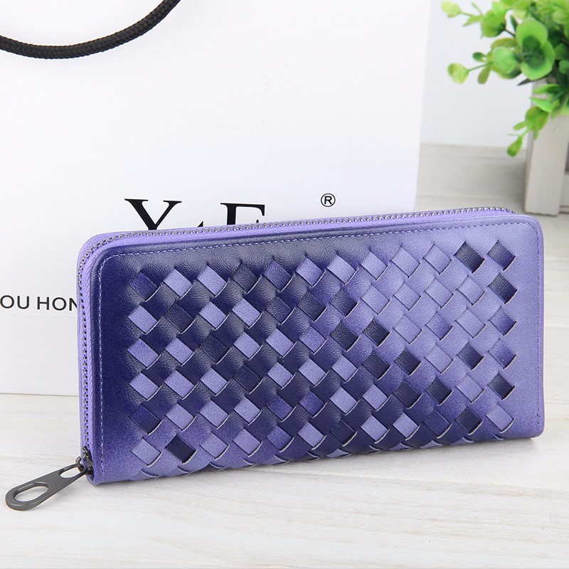 55-Inch-Womens-PU-Woven-Texture-Long-Wallet-Phone-Bag-Handbag-For-iPhone-77-PLus-Samsung-S7-Edge-1108138