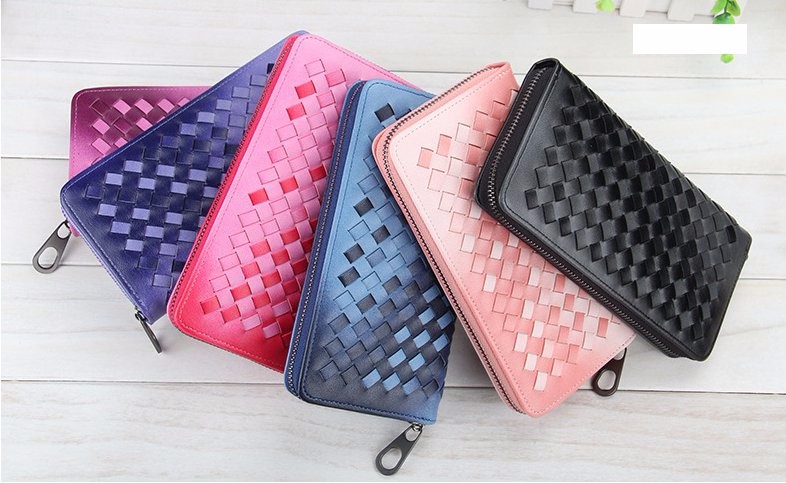 55-Inch-Womens-PU-Woven-Texture-Long-Wallet-Phone-Bag-Handbag-For-iPhone-77-PLus-Samsung-S7-Edge-1108138