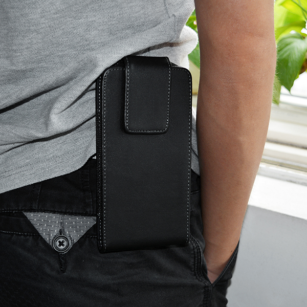 Black-Universal-PU-Leather-Magnetic-Wallet--Waist-Bag-With-Rotatable-Clip-For-Phone-Under-55-Inch-1090031