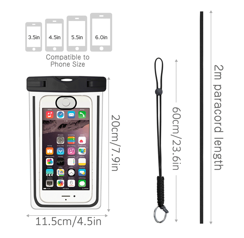 Fingerprint-Identification-Unlock-Luminous-Edge-IPX8-Waterproof-Phone-Bag-for-Phone-Under-6-Inches-1188606