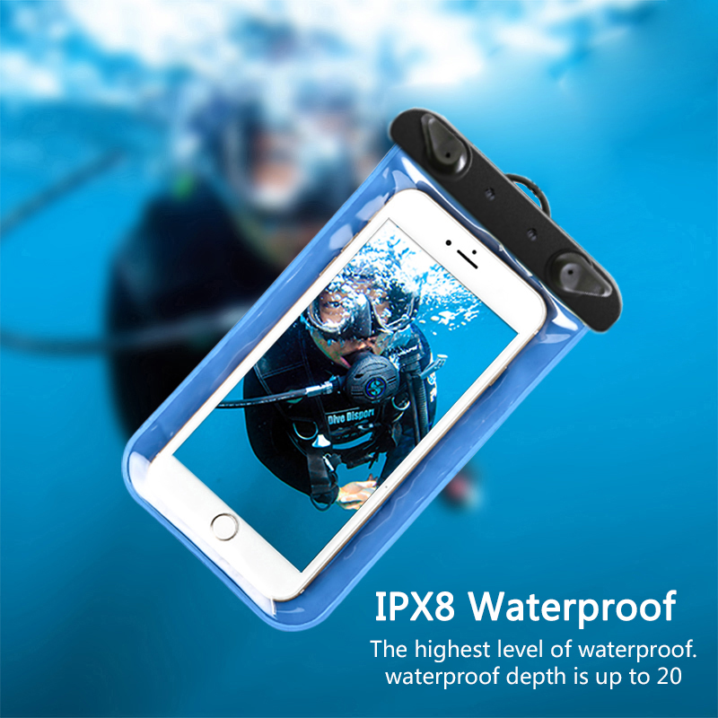 IPX8-Waterproof-Cell-Phone-Sealed-Bag-Pouch-with-Arm-Band-for-Phone-Under-6-Inches-Phone-1190978