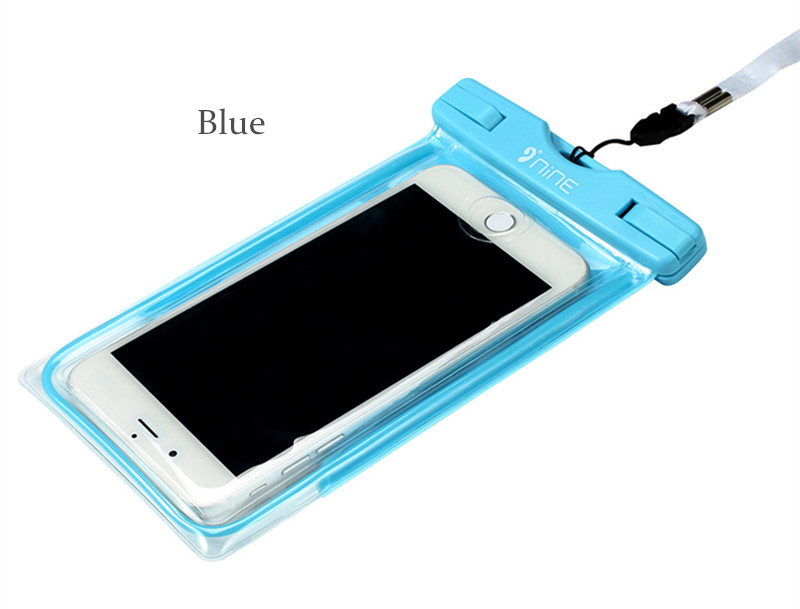 NINE-Waterproof-Fingerprint-Touch-Screen-Fluorescence-Phone-Bag-Case-for-Phone-under-55-Inch-1195520