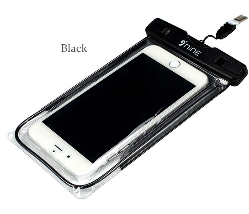 NINE-Waterproof-Fingerprint-Touch-Screen-Fluorescence-Phone-Bag-Case-for-Phone-under-55-Inch-1195520