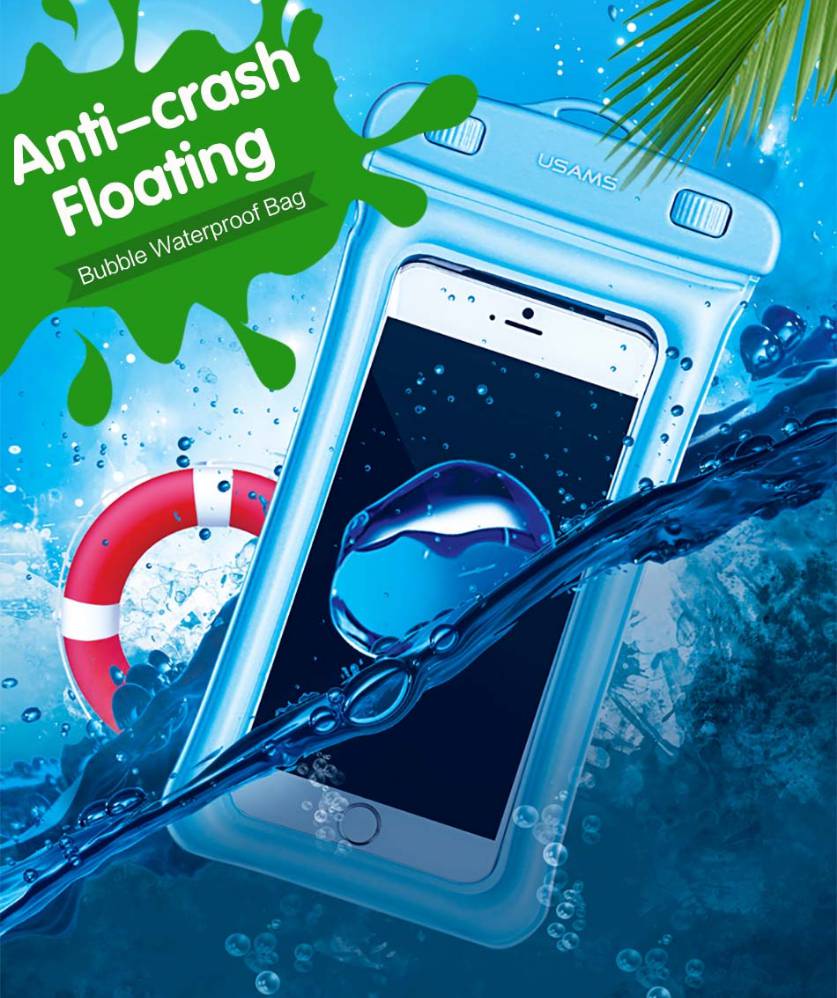 USAMS-YD007-IPX8-Waterproof-Touch-Screen-Gasbag-Floating-Phone-Bag-Shockproof-Airbag-Bumper-Case-1153712
