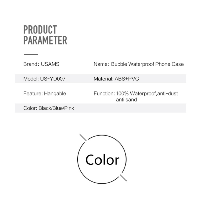 USAMS-YD007-IPX8-Waterproof-Touch-Screen-Gasbag-Floating-Phone-Bag-Shockproof-Airbag-Bumper-Case-1153712