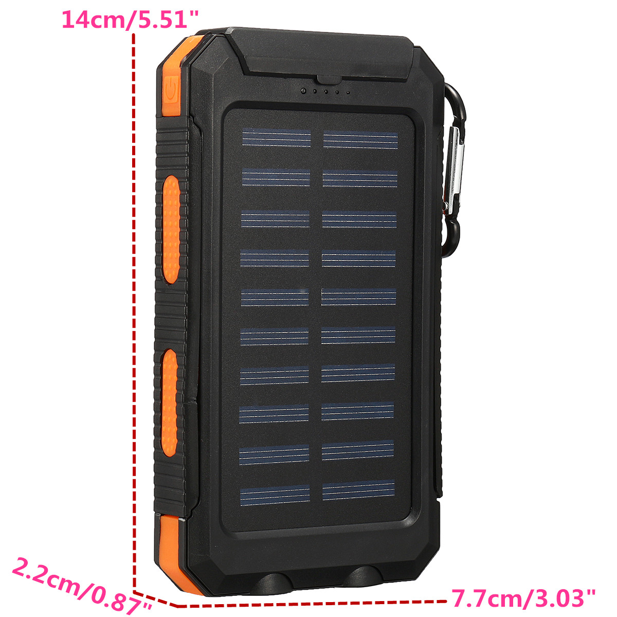 Bakeey-20000mAh-Dual-USB-DIY-Solar-Power-Bank-Case-Kit-with-LED-Light-Compass-1315155