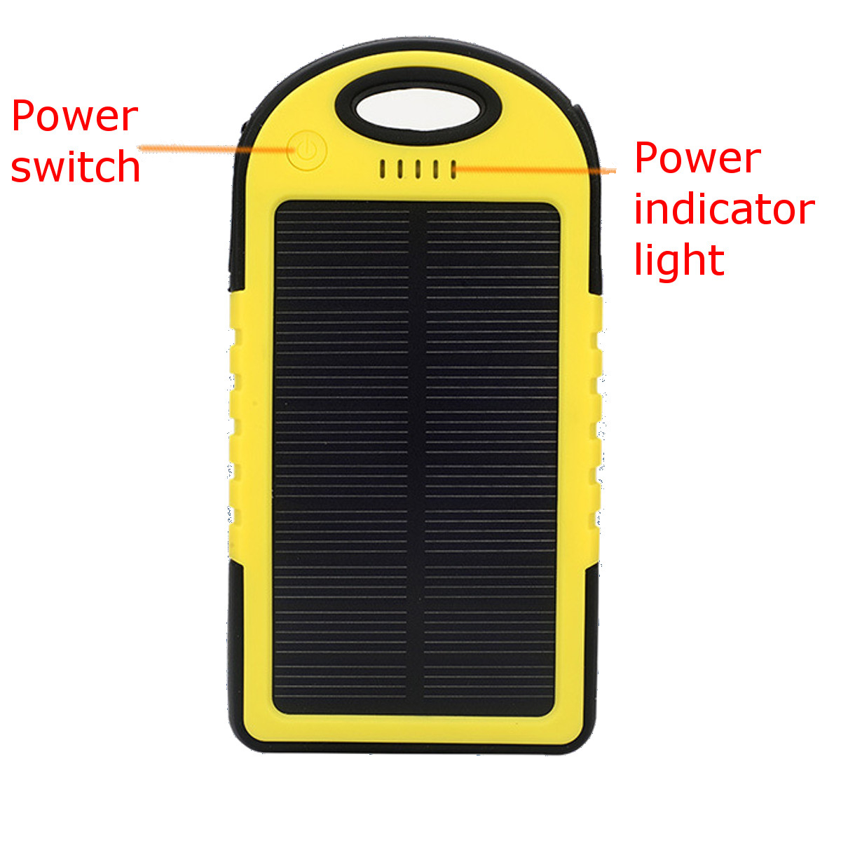 Bakeey-5000mAh-Dual-USB-Solar-Energy-Camping-Flashlight-Battery-Case-Power-Bank-Box-1247649