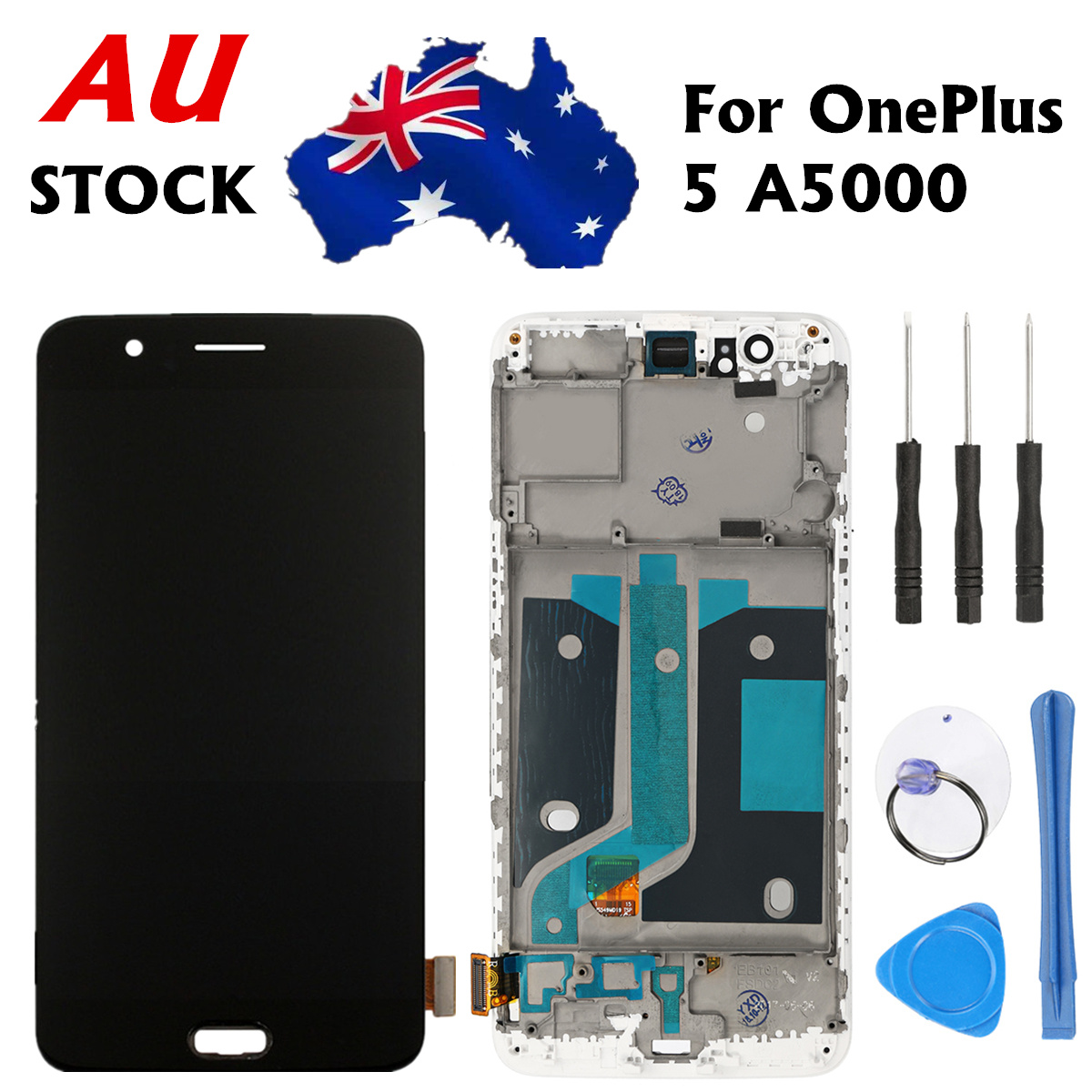 LCD-Display--Touch-Screen-Digitizer-Assembly-Replacement-With-Frame-for-Oneplus-5-A5000-1370661
