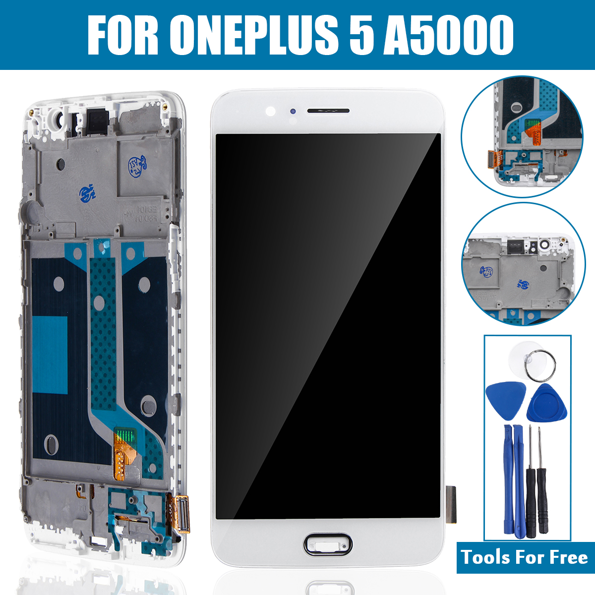 LCD-Display--Touch-Screen-Digitizer-Replacement-With-Repair-Tools-For-Oneplus-5-A5000-1420642
