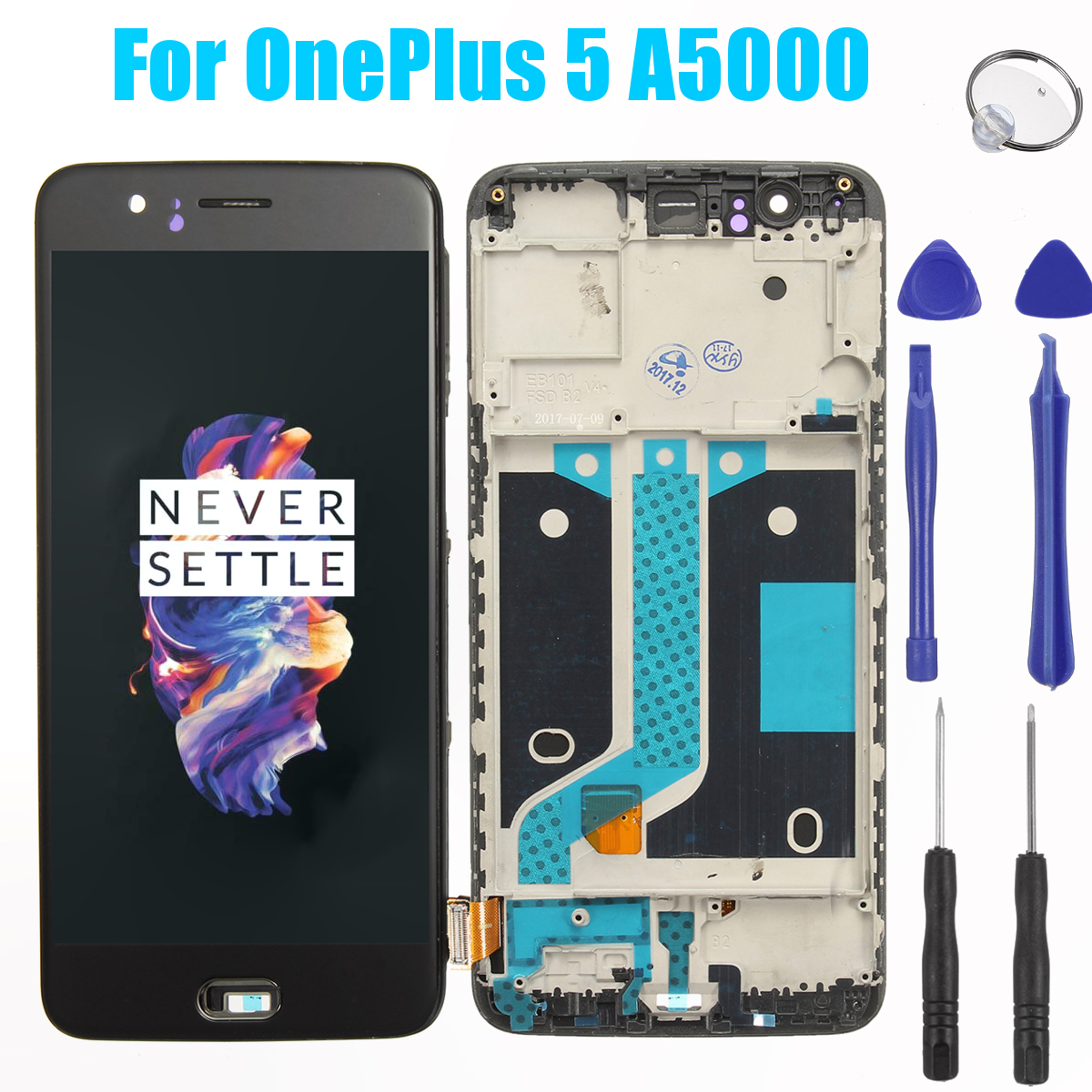 LCD-Display-Touch-Screen-Digitizer--Frame-Replacement-With-Tools-For-OnePlus-5-A5000-1261954