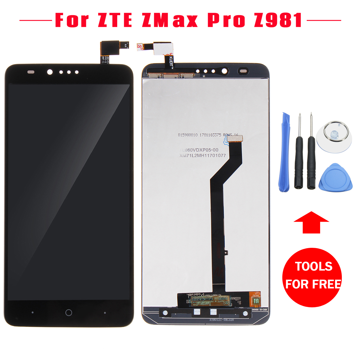 LCD-DisplayTouch-Screen-Digitizer-Assembly-Replacement-With-Tools-For-ZTE-ZMax-Pro-Z981-1249292