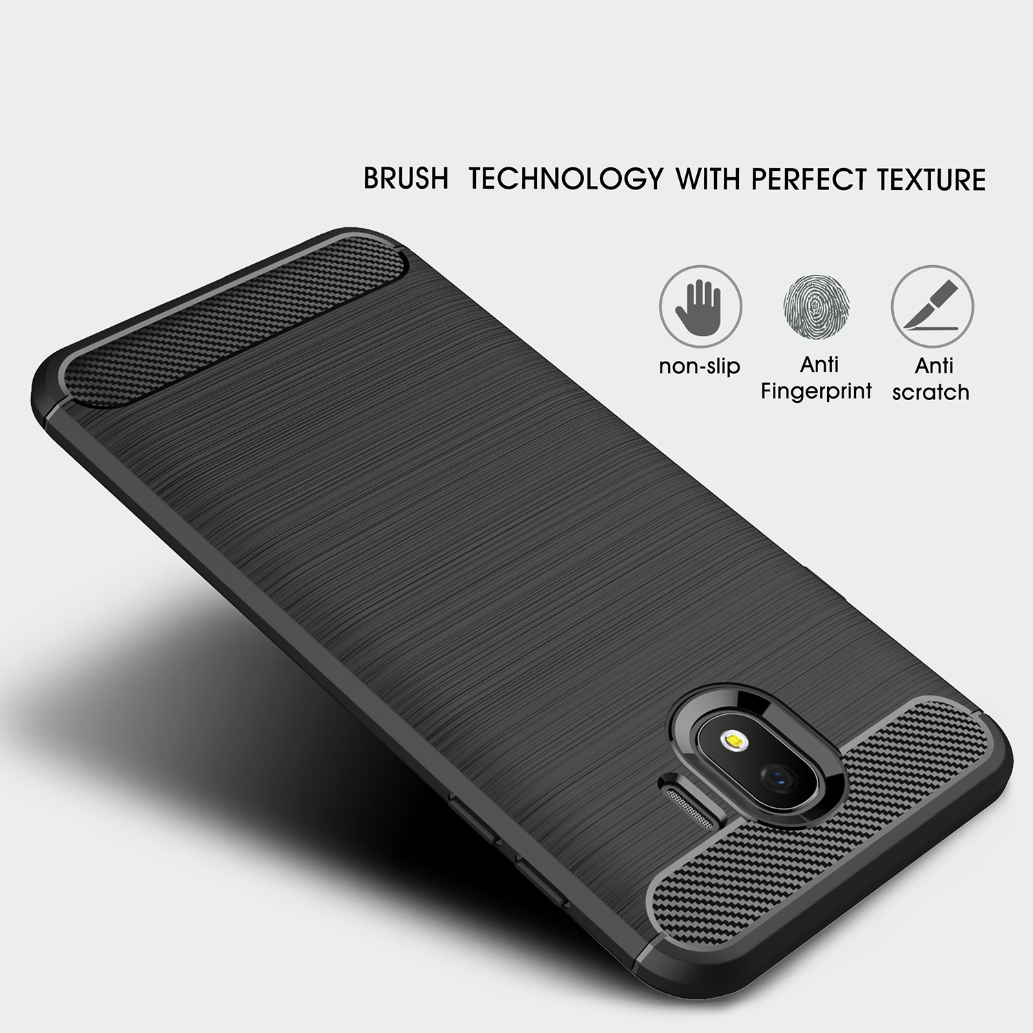 Bakeey-Carbon-Fiber-Heat-Dissipation-Soft-TPU-Protective-Case-for-Samsung-Galaxy-J4-2018-EU-Version-1312378