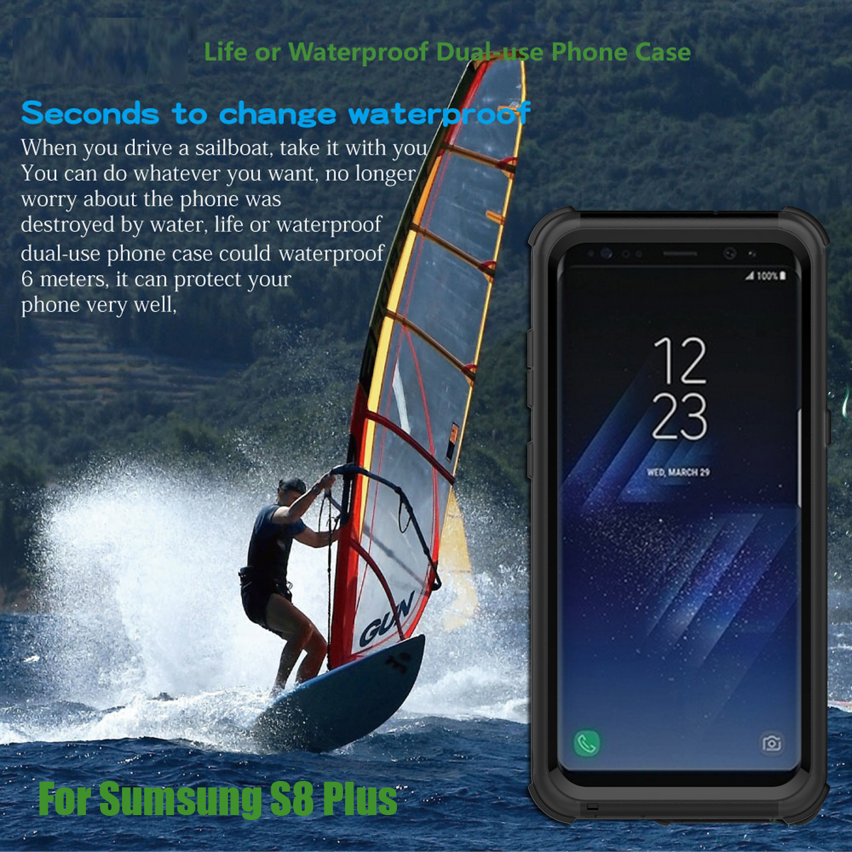 2-In-1-Waterproof-Snowproof-Dustproof-Shockproof-PC-PET-TPU-Case-for-Samsung-Galaxy-S8-Plus-62-1165447