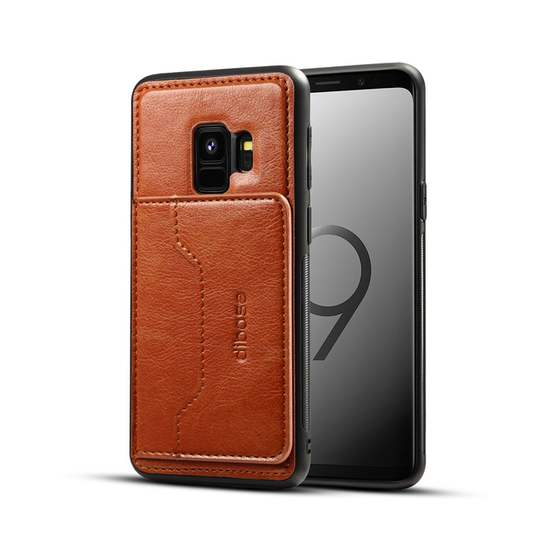 2-in-1-PU-Leather-Card-Slot-Bracket-Protective-Case-for-Samsung-Galaxy-S9-1293511