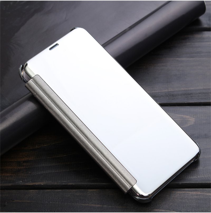 Bakeey-Smart-Sleep-Window-View-Electroplating-Acrylic-Mirror-PC-Case-For-Samsung-Galaxy-S8-58quot-1158532