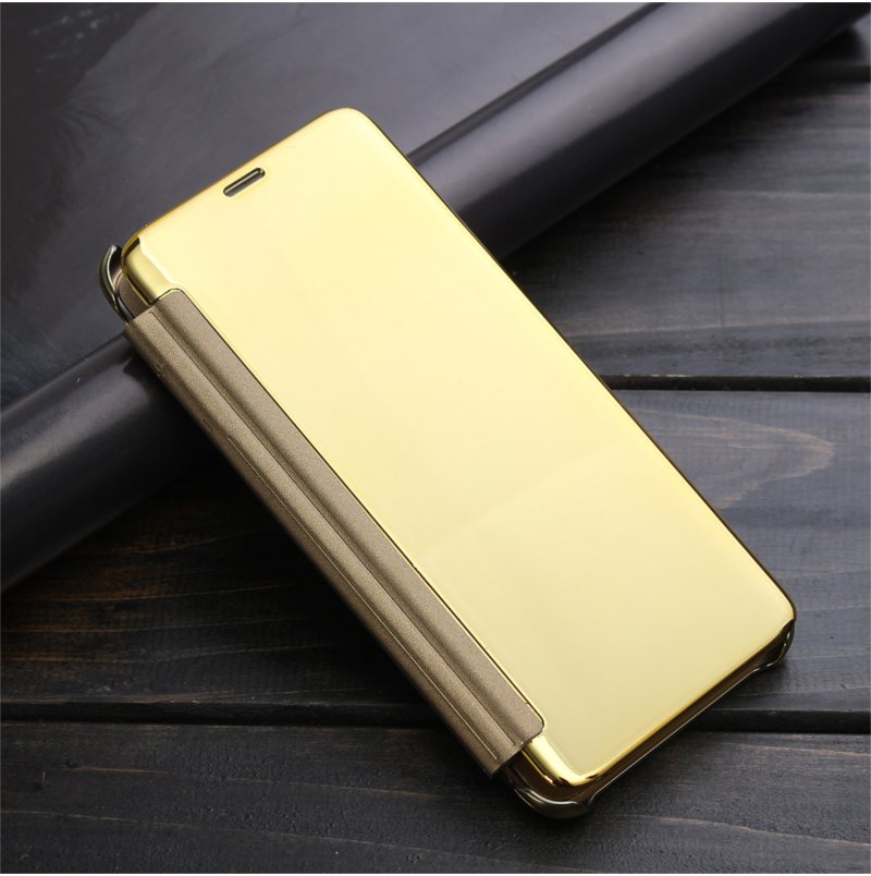 Bakeey-Smart-Sleep-Window-View-Electroplating-Acrylic-Mirror-PC-Case-For-Samsung-Galaxy-S8-58quot-1158532