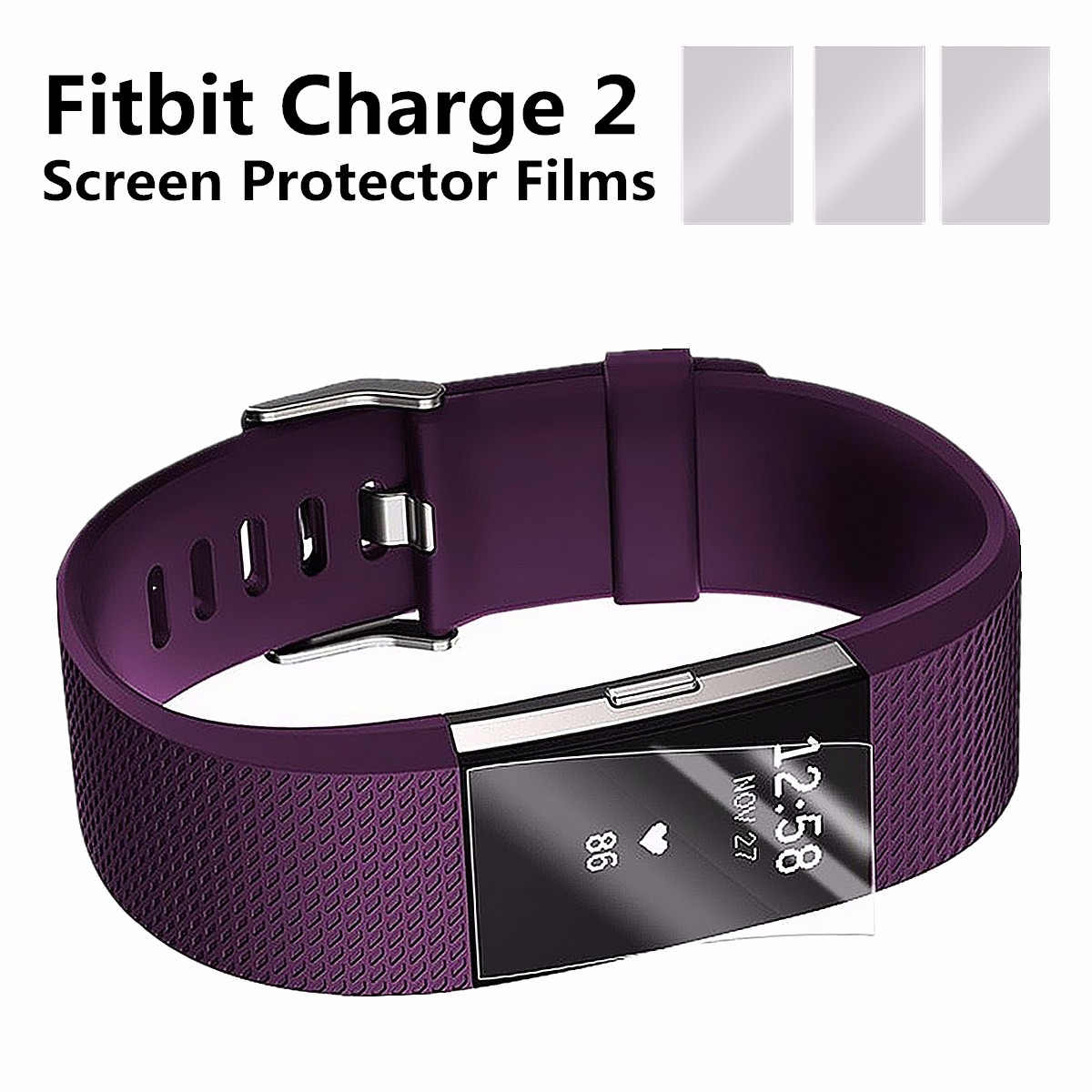 3x-Anti-Scratch-Clear-HD-Screen-Protector-Films-Shield-Guard-For-Fitbit-Charge-2-1166928
