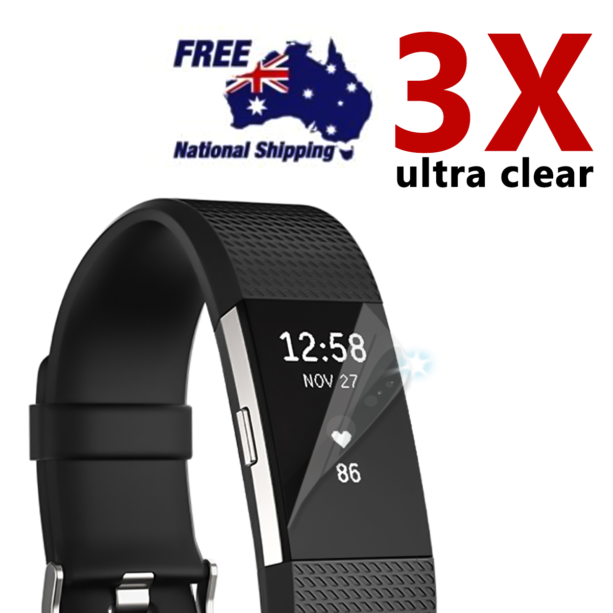 3x-Anti-Scratch-Clear-HD-Screen-Protector-Films-Shield-Guard-For-Fitbit-Charge-2-1166928