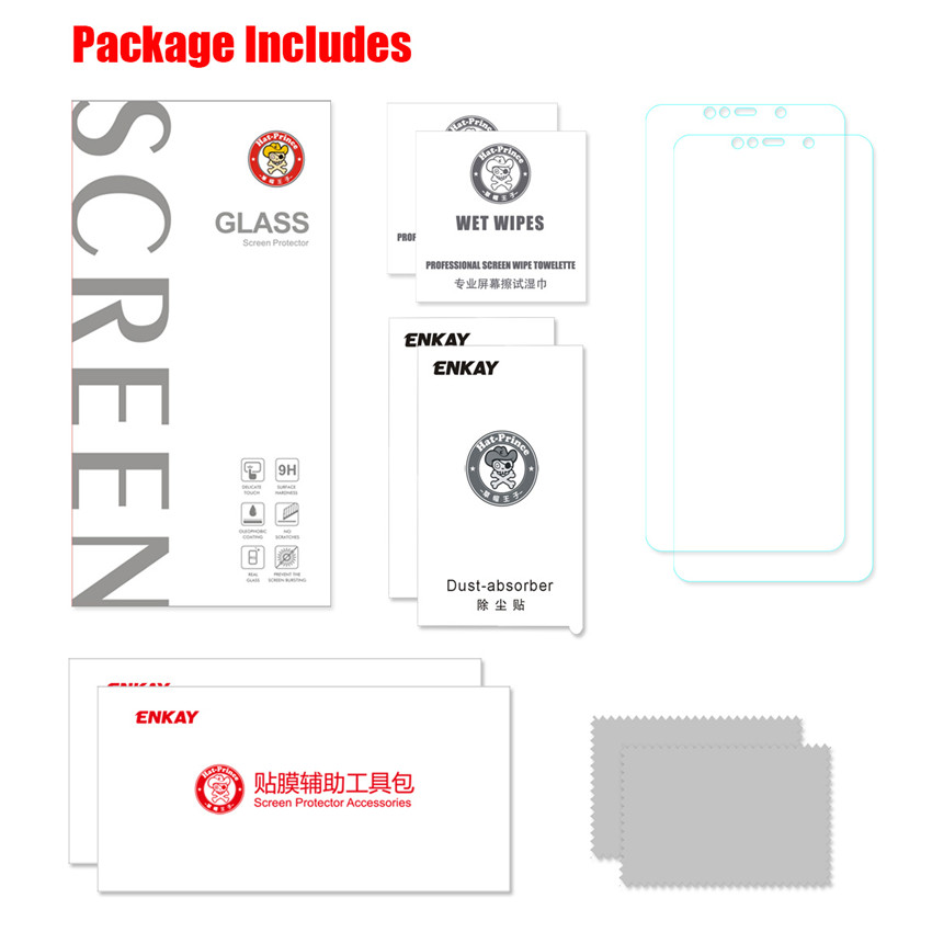 Enkay-2PCS-Anti-explosion-HD-Clear-Tempered-Glass-Screen-Protector-for-Huawei-Mate-20-Pro-1379513