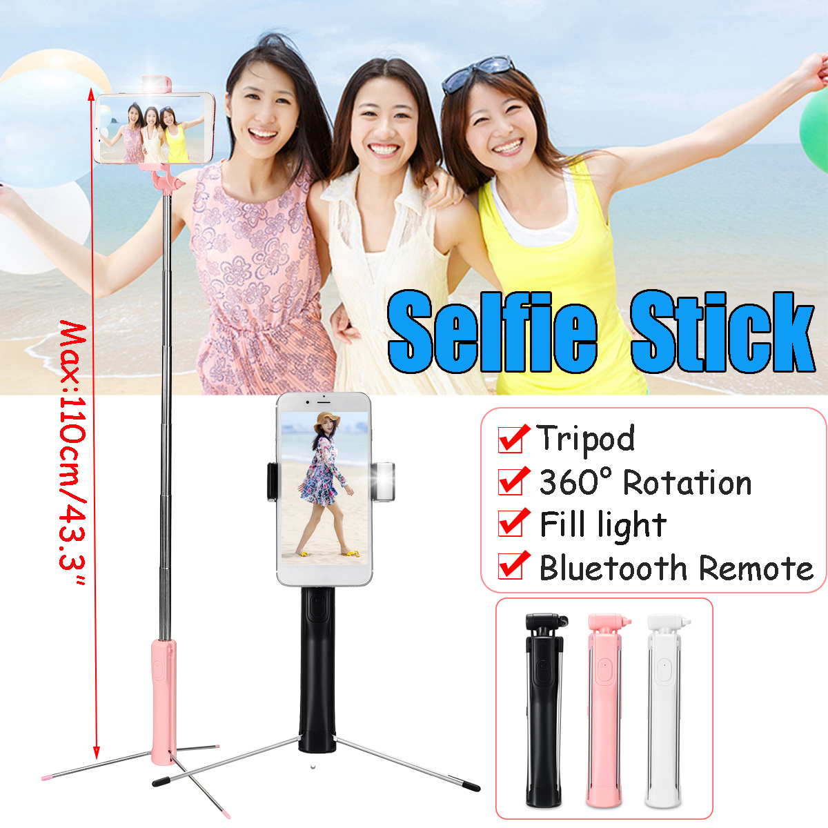 A19-110cm-3-in-1-bluetooth-Remote-Extendable-Multi-angle-Rotation-Tripod-Selfie-Stick-With-Fill-Ligh-1415347