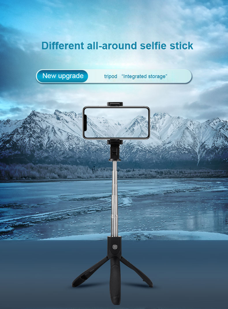 Bakeey-Bluetooth-Wireless-Mini-Tripod-Selfie-Stick-Monopod-with-Remote-Control-for-iPhone-8-Xiaomi-1384571